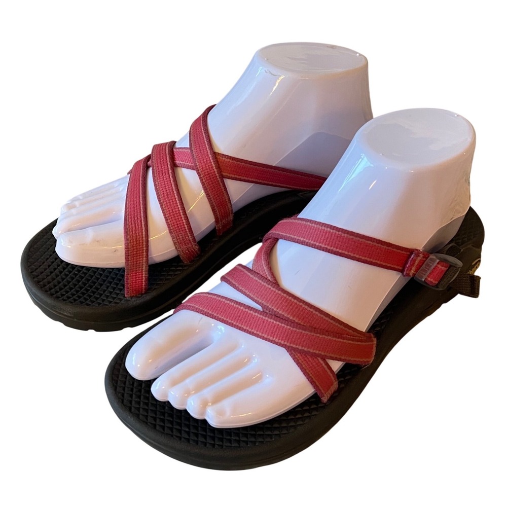 Chaco Hipthong Women 6 Sandals Green Gorpcore Strappy Granola Hiking Water Pool